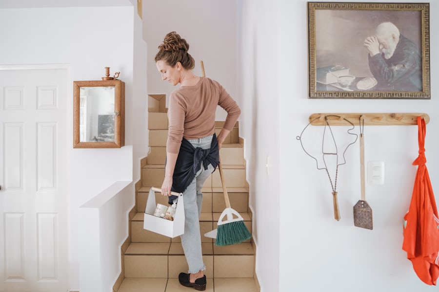 Professional cleaning inside Dubai home